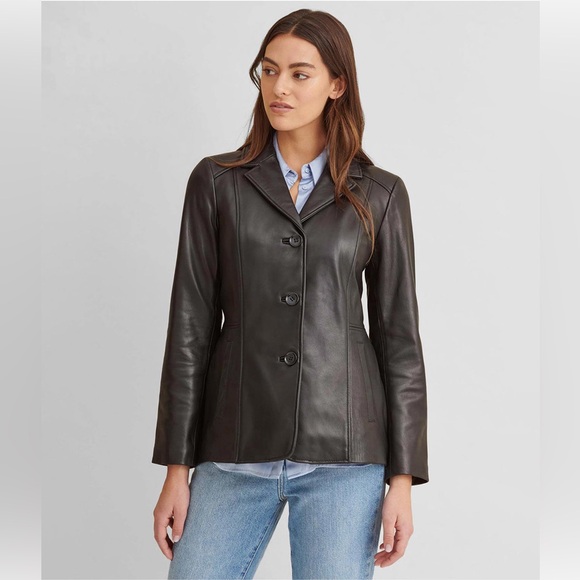 Vintage Wilsons Women’s Black Leather Jacket - Picture 13 of 14